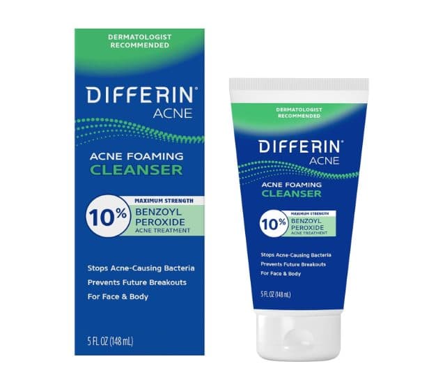 DIFFERIN LAVADO FACIAL PARA ACNÉ CON PERÓXIDO DE BENZOILO 10%